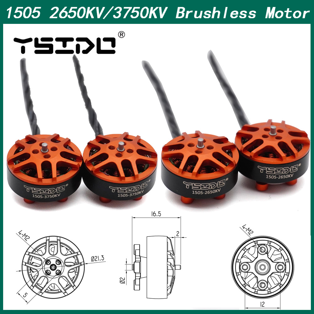 Walksnail Avatar Hd Goggles X - มอเตอร์ไร้แปรงถ่าน YSIDO 1505 2650KV 3750KV 3-6S