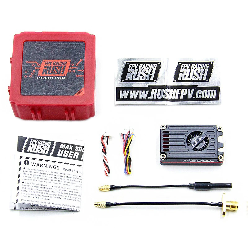 RUSH MAX SOLO 5.8GHz 2.5W VTX  - Rushfpv Rush Max Solo 5.8G 2.5W Vtx บทวิจารณ์และราคา